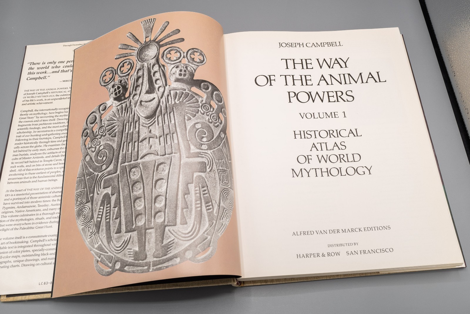 Way of the Animal Powers Volume 1 by Joseph Campbell (1983, Hardcover)