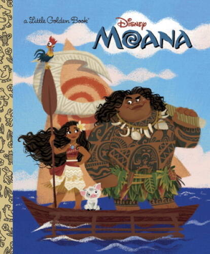 Moana Little Golden Book (Disney Moana) – Hardcover – VERY GOOD