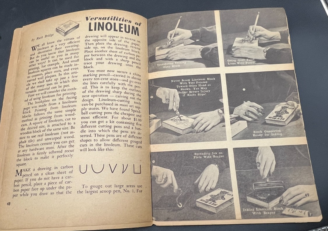 1953 Hobbikrafts for Women Issue No. 1 Magazine