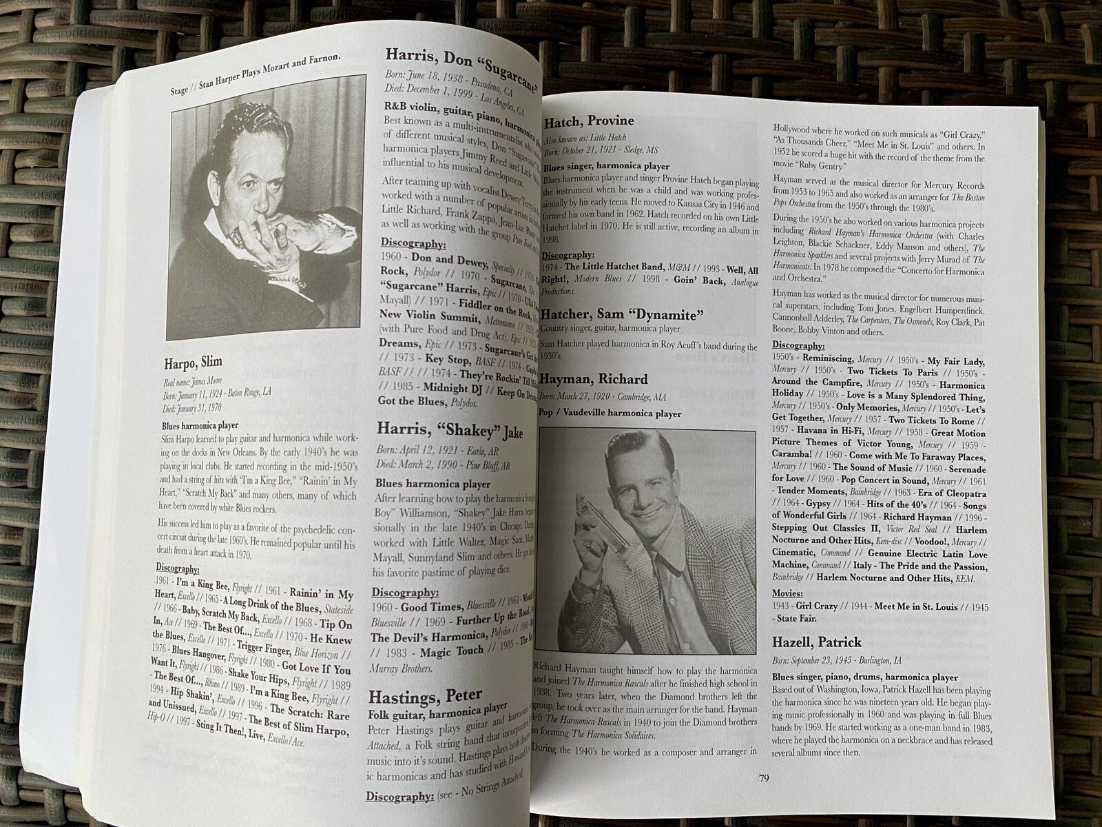 Mel Bay Publications THE ENCYCLOPEDIA OF THE HARMONICA 2002 Peter Krampert NEW!