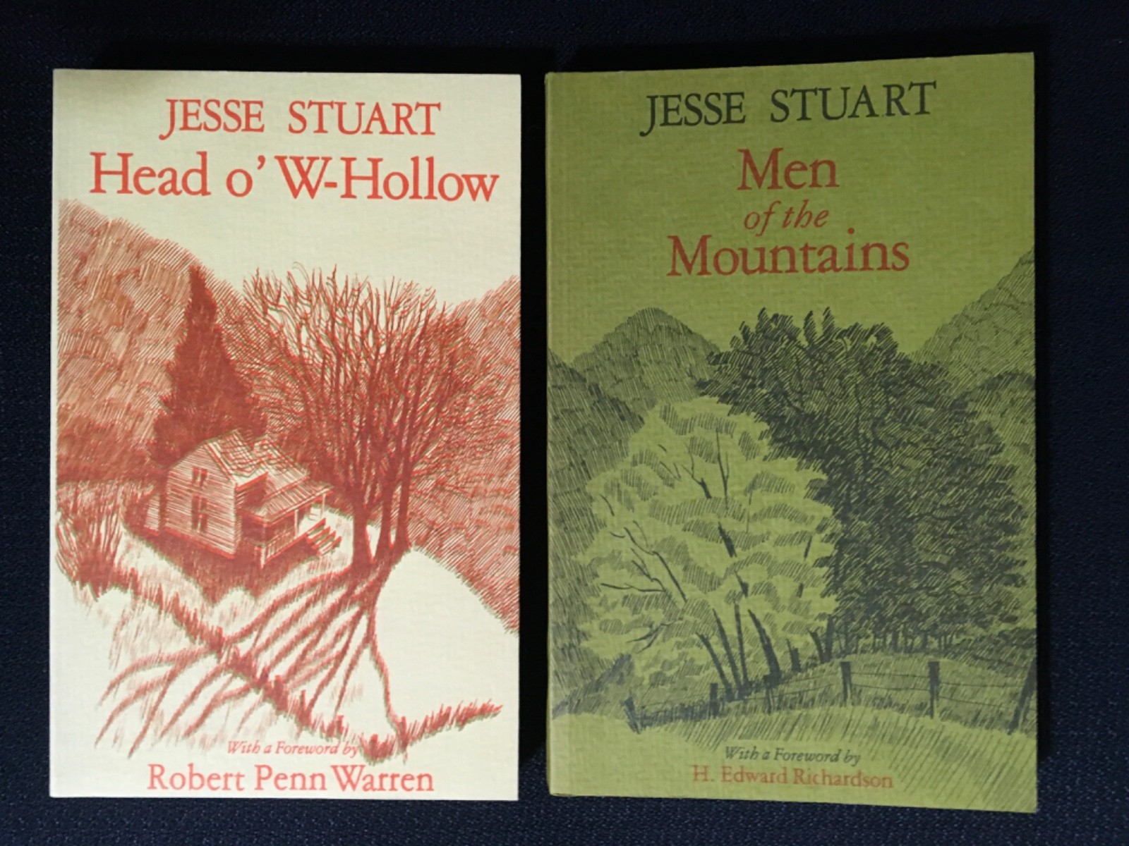 Lot 2 Collections by JESSE STUART Head o’ W-Hollow + Men of the Mountains MINT!