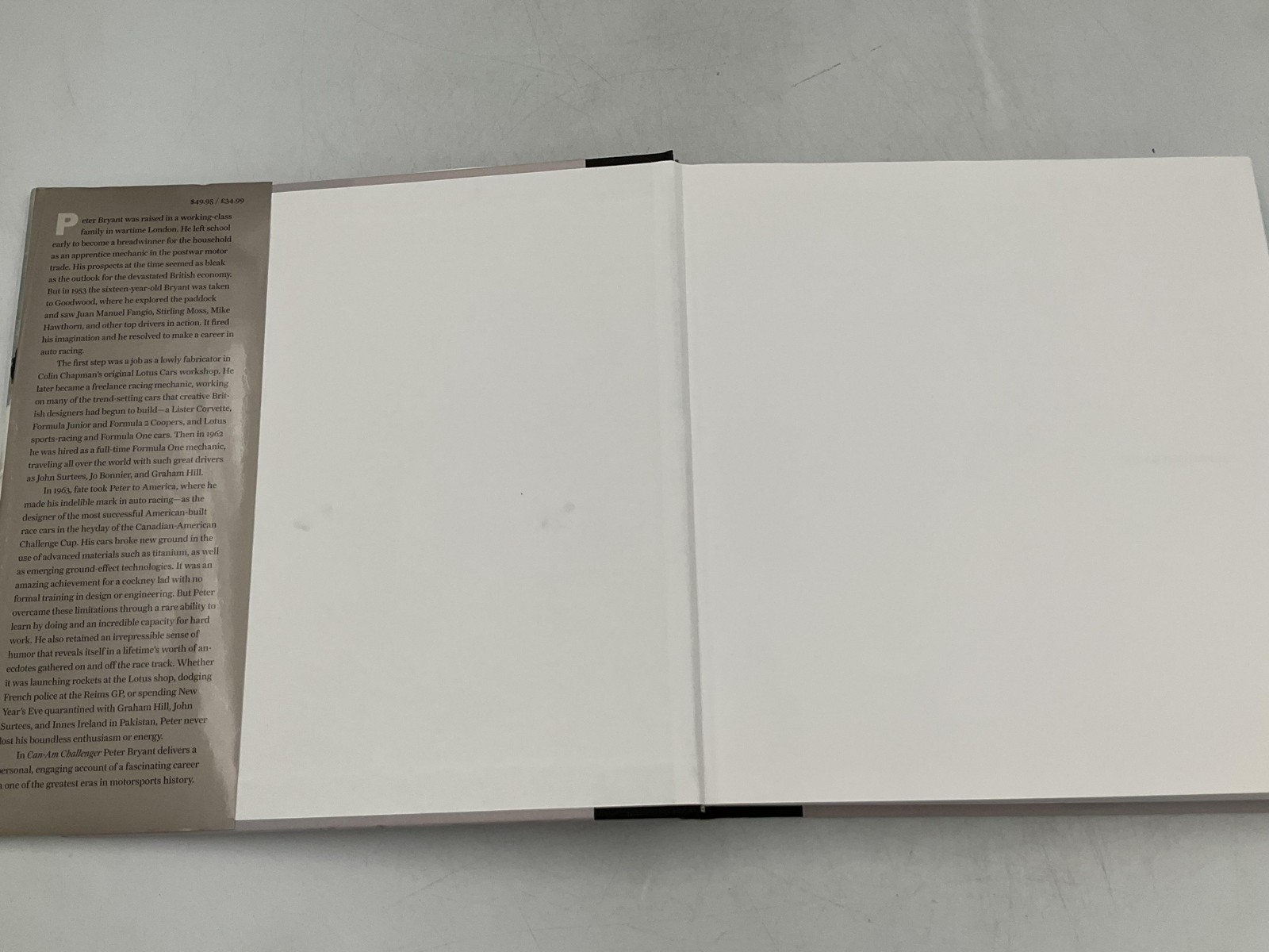 CAN-AM CHALLENGER Peter Bryant 2007 Hardcover David Bull First Edition Signed