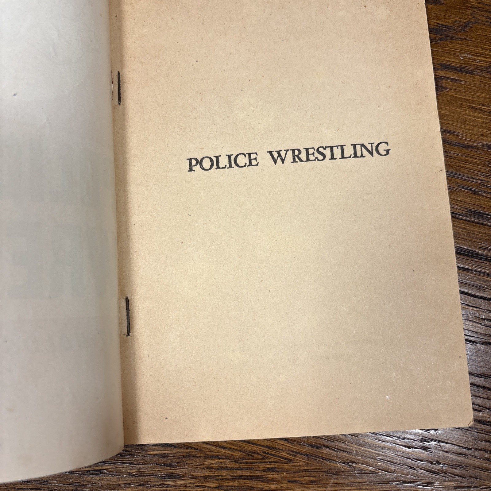 “POLICE WRESTLING” by ARTHUR H. FARRAR – 1942