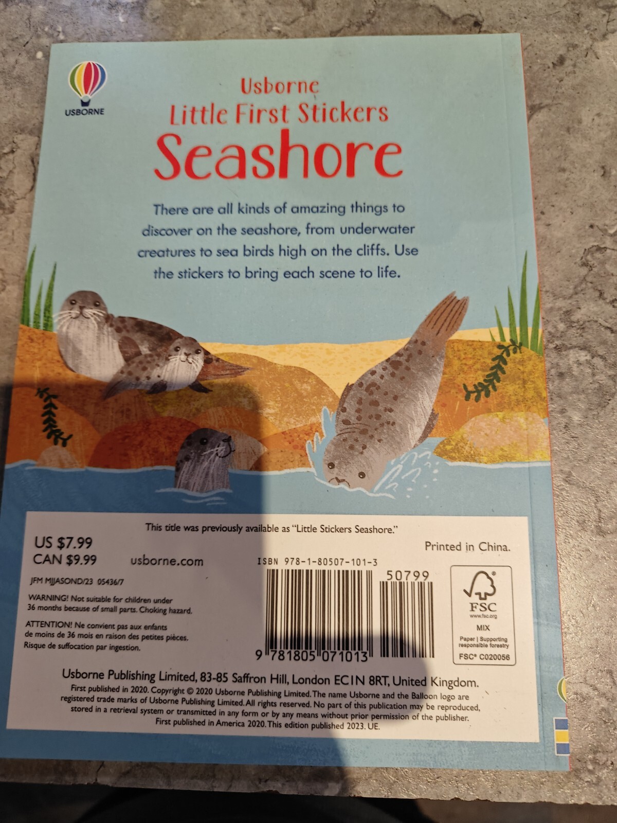 Little First Stickers Seashore – Paperback, by Greenwell Jessica – New