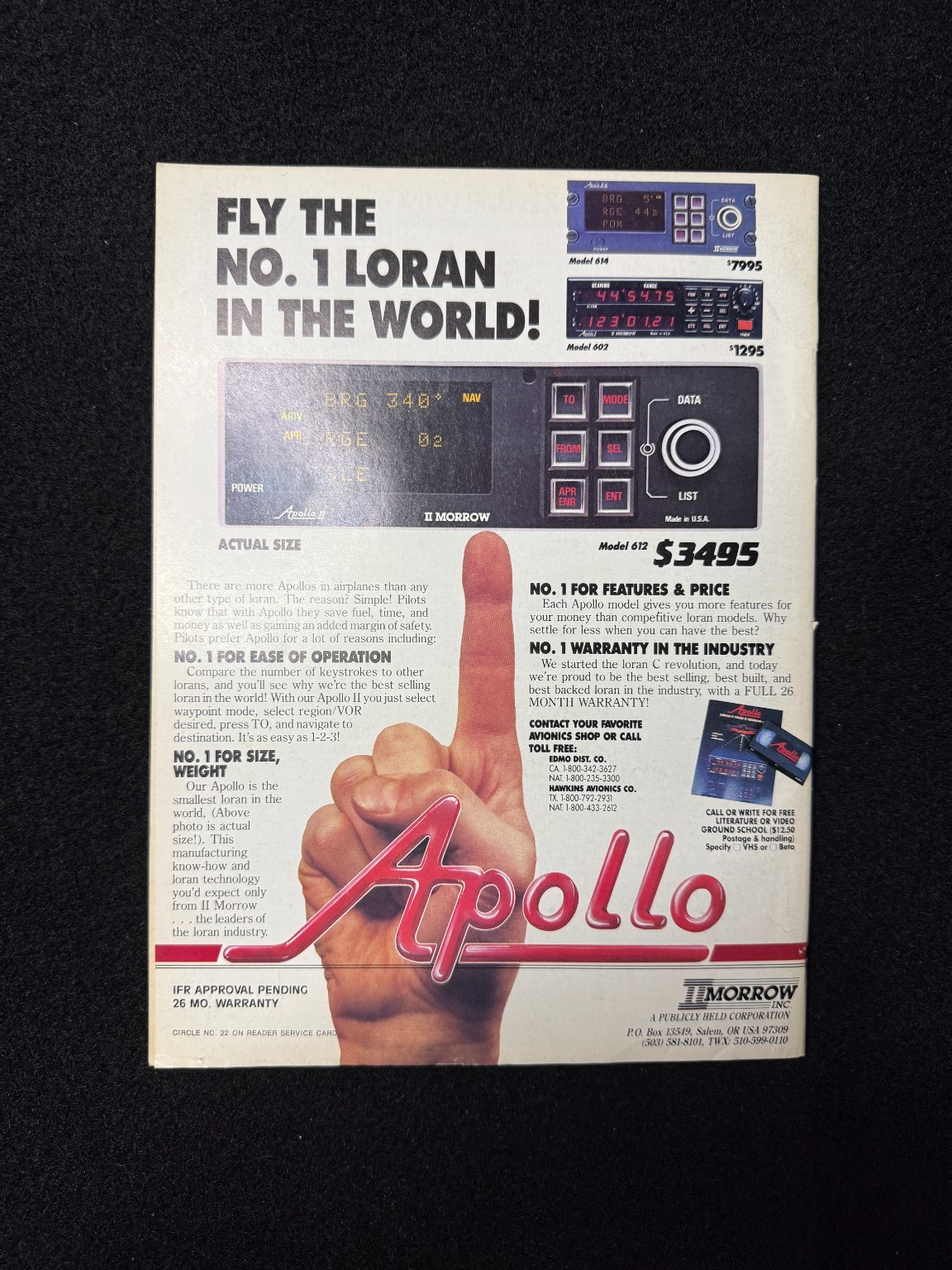 Air Progress Aviation Magazine 1985 Beech P-Baron Paris Air Show Parachutes Guid