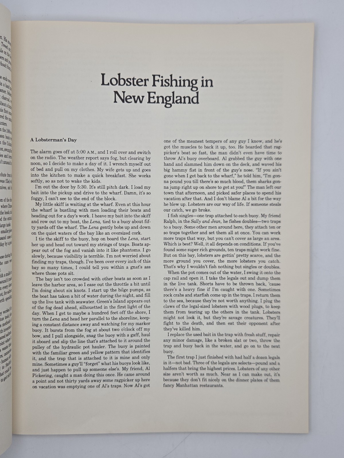 The World of the Small Commercial Fisherman Michael Meltzer 1980 Fishing Boats