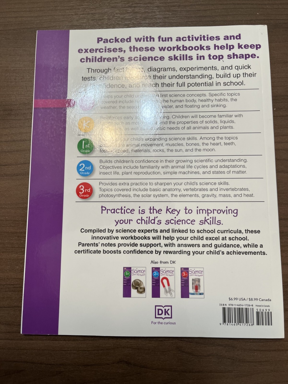 DK Workbooks: Science, Pre-K: Learn and Explore by DK Publishing [Paperback]