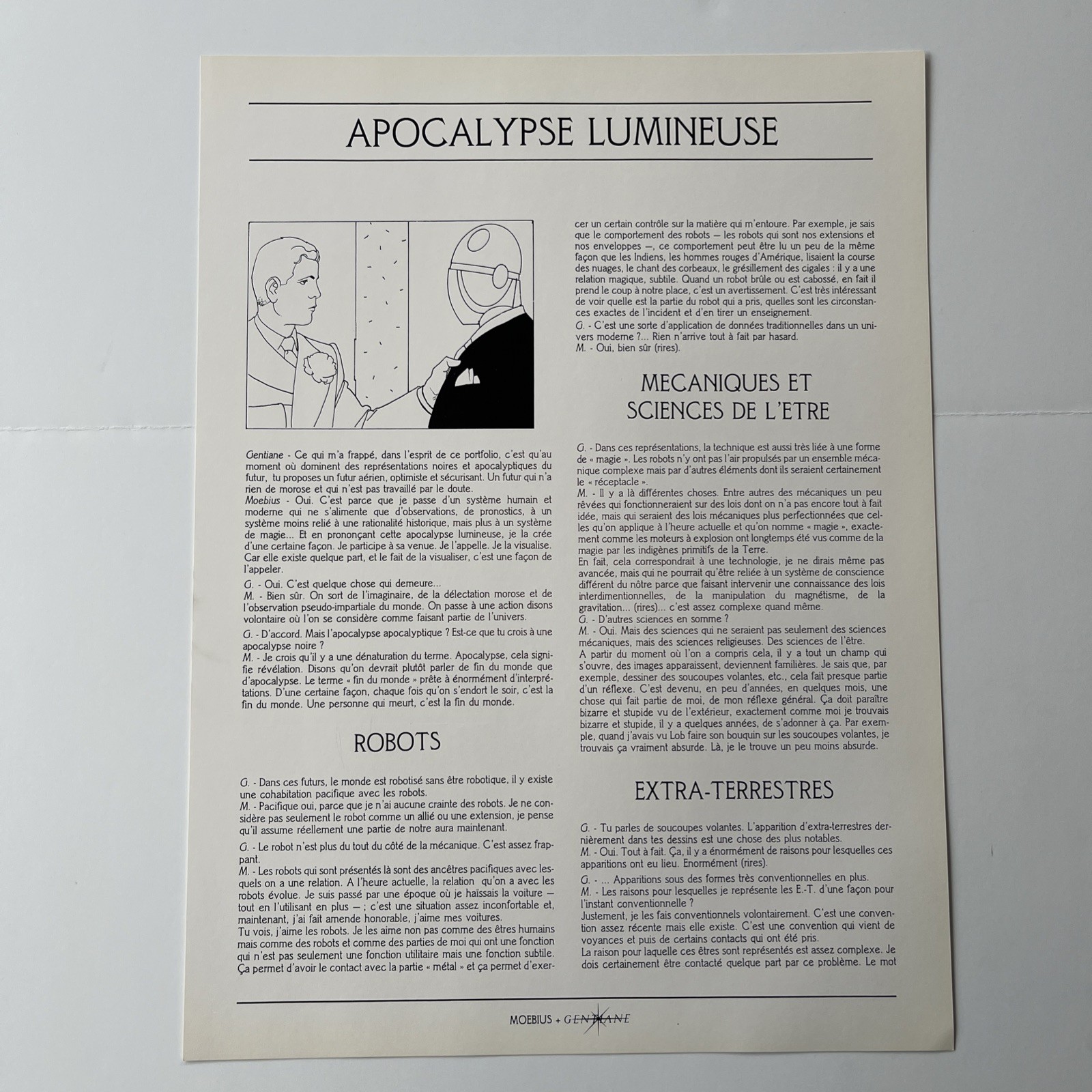 Moebius Futurs Magiques Portfolio. SIGNED LIMITED EDITION