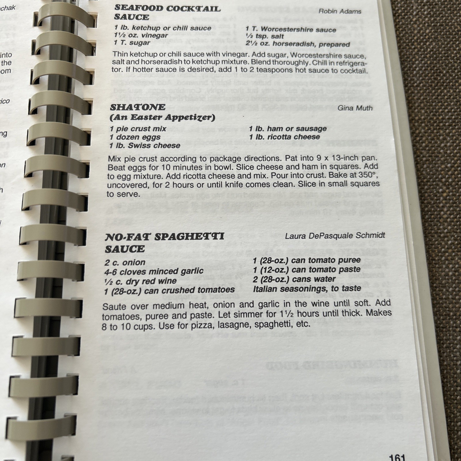 Cooking W/St Christine’s Church Cookbook Youngstown, Ohio VTG 1996 ~ 164 Pages