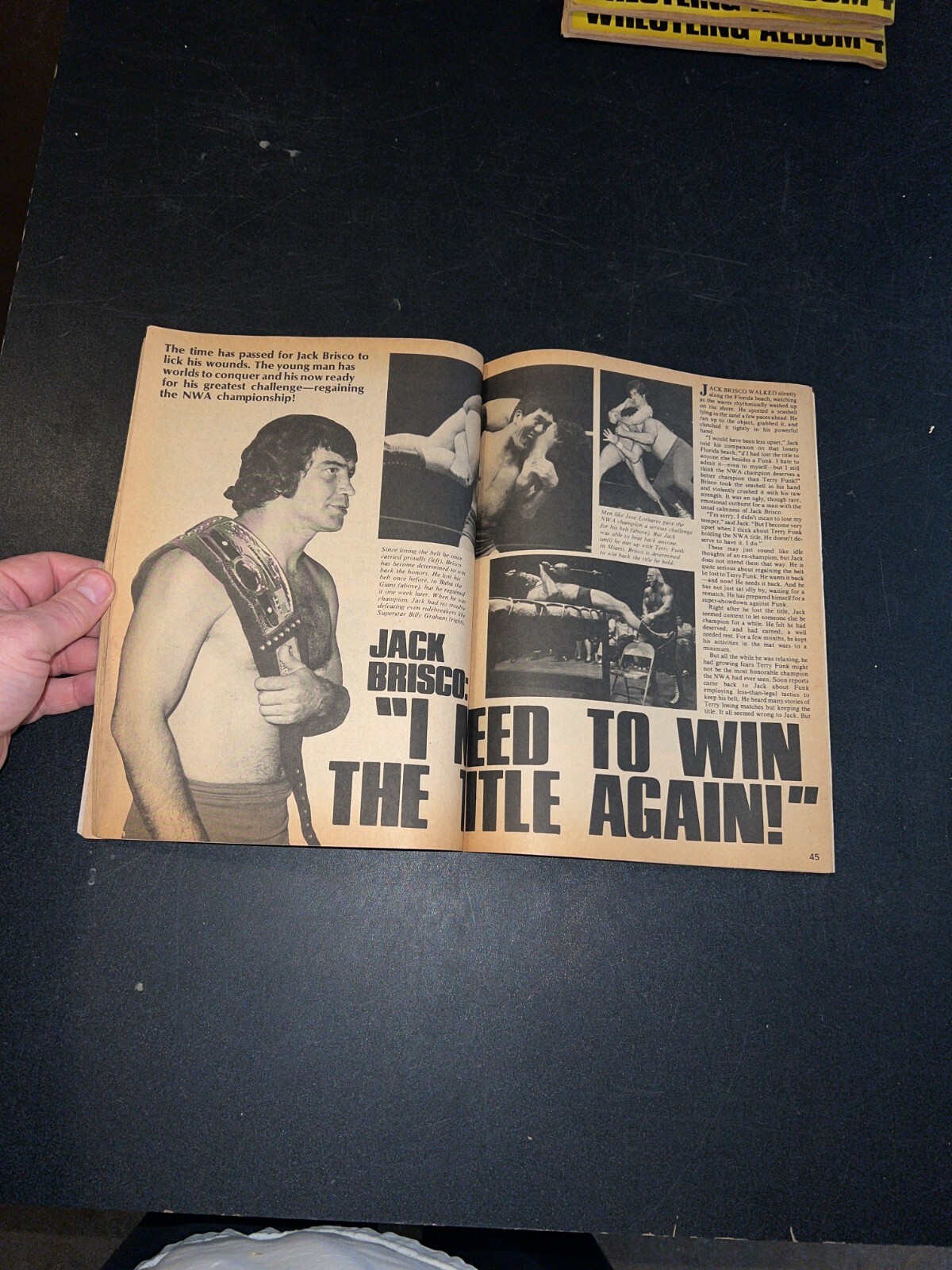 Best of The Wrestler Magazine Winter 1981 Dusty Rhodes Cover NWA WWF Mid South