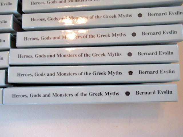 30 Book Class Set Heroes Gods Monsters Greek Myths Bernard Evslin Hardcover VG