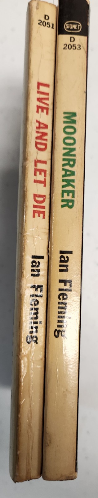 JAMES BOND • Ian Fleming • Vintage Signet Paperback Lot #2