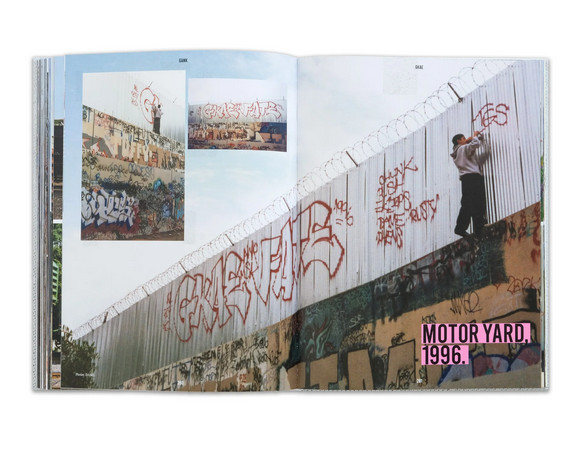 GKAE graffiti book LOS ANGELES MSK AWR Signed by GKAE street art SABER REVOK mta