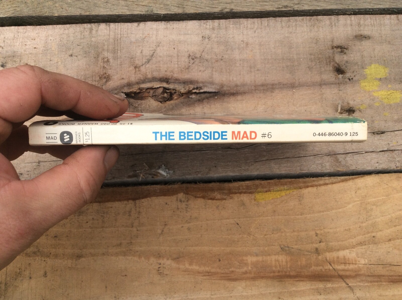 The Bedside MAD Paperback 6th Printing Warner $1.25 86-040 Free Shipping