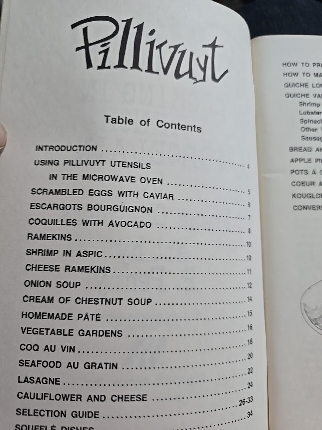 Pillivuyt Cooking In French Porcelain I. Chalmers Booklet Potpourri Press R0006