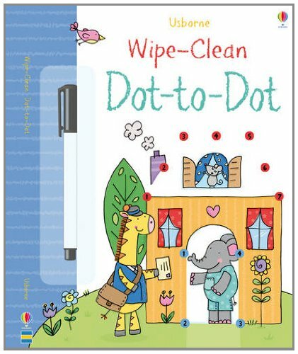 Dot-to-dot (Usborne Wipe Clean Books) by Jessica Greenwell Book The Fast Free