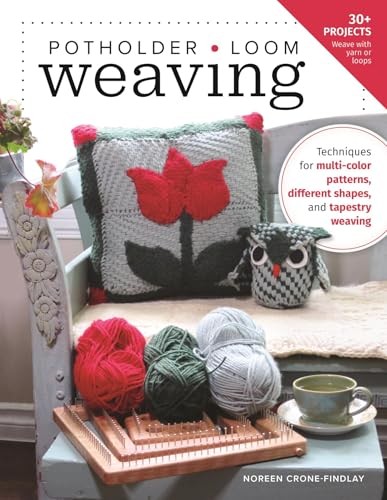Potholder Loom Weaving: Techniques for multi-color patterns, different shape…