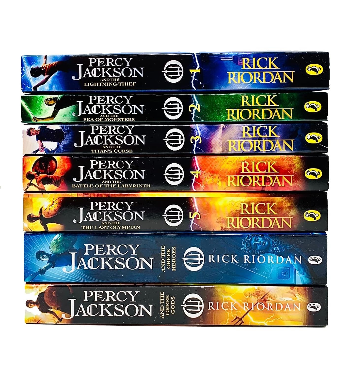 Percy Jackson Collection 7 Books Set by Rick Riordan NEW MPB_Set