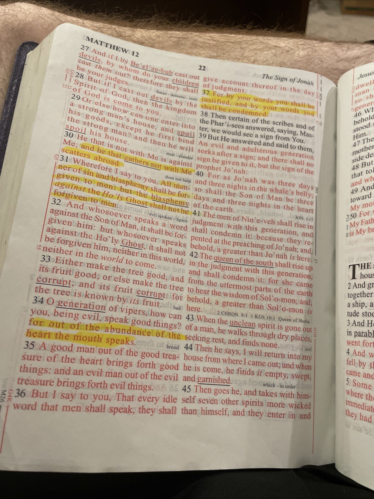 Word of God KJV (Purple) Large Print Easy Reading Margin Edition 1999