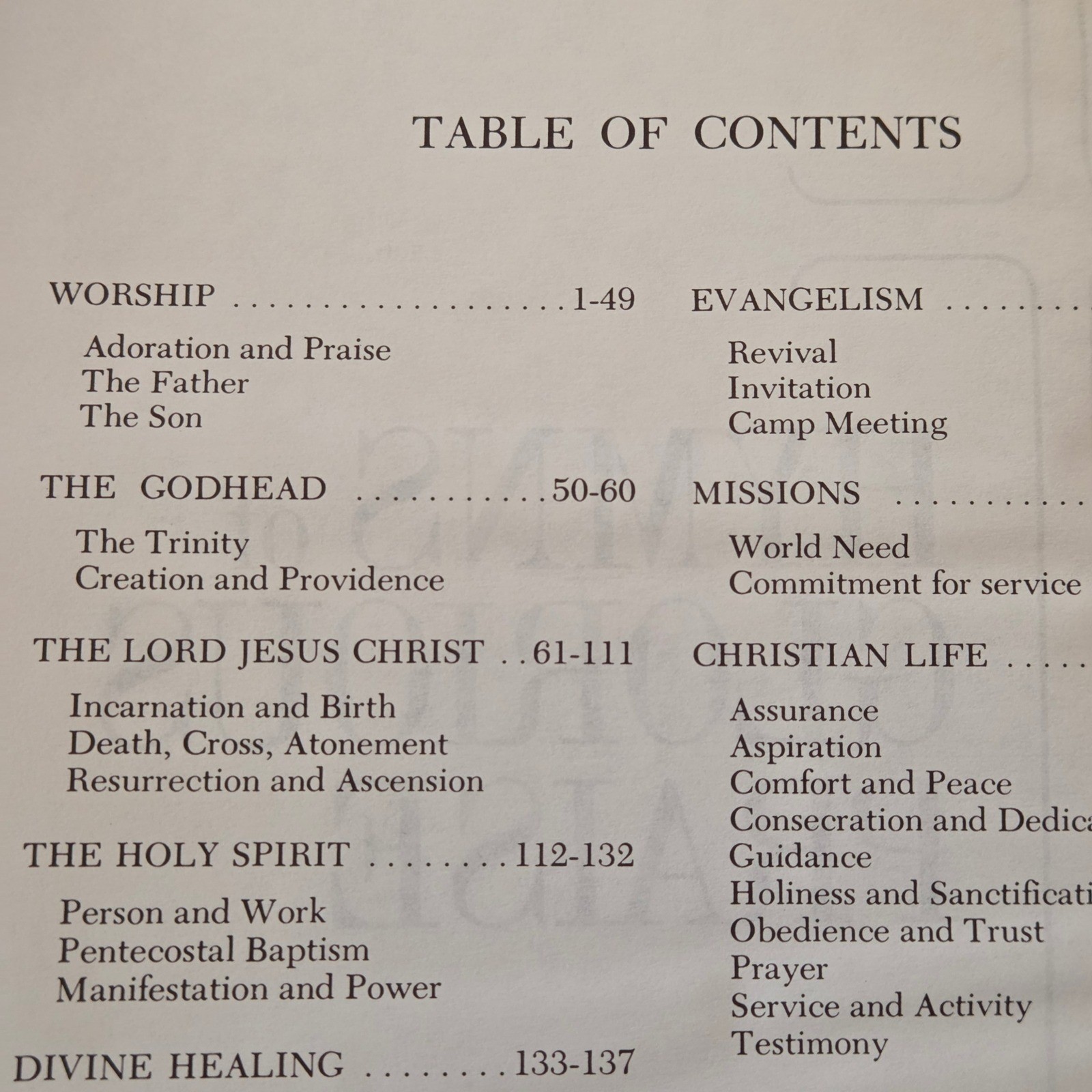 Hymns of Glorious Praise 1969 Gospel Publishing House Springfield MO Hymnal
