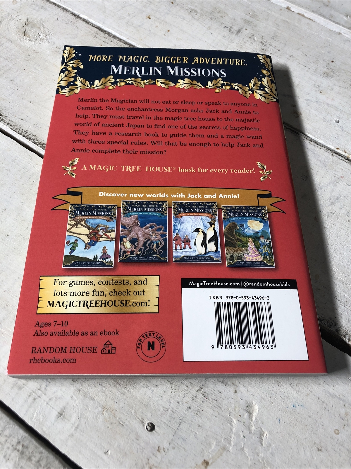 Magic Tree House Merlin Missions Dragon of the red dawn