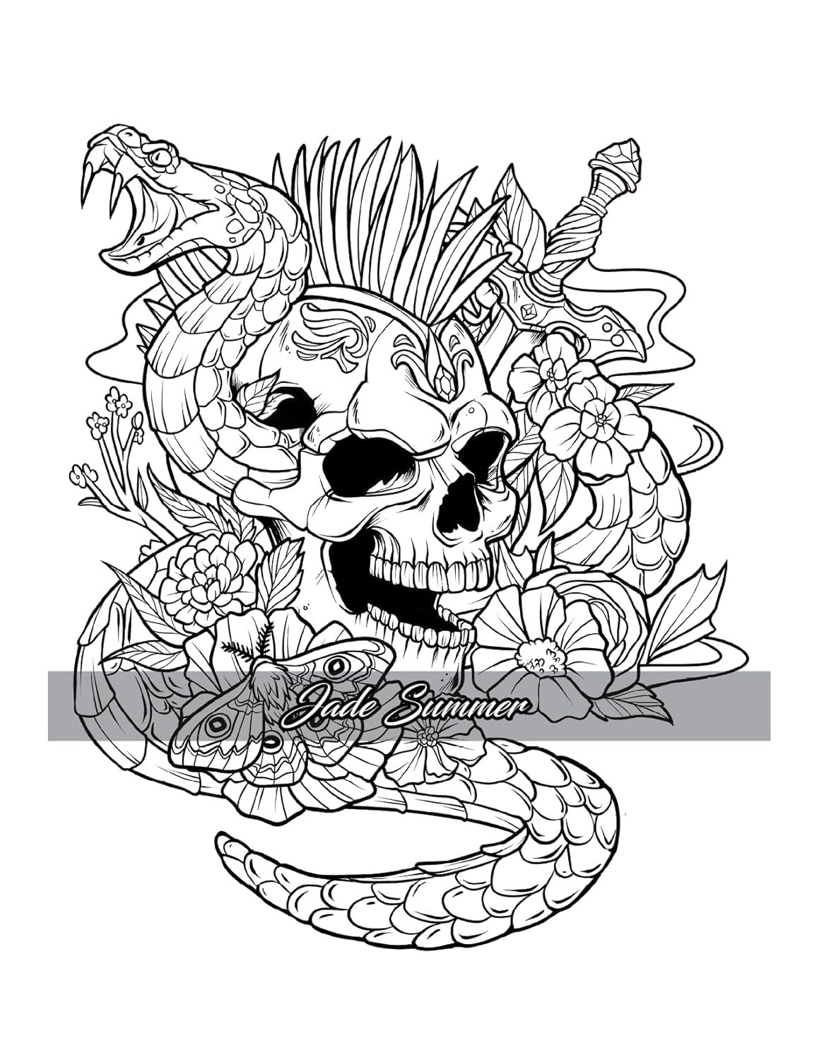 100 Tattoos: Tattoo Coloring Book for Adults with Incredible Designs of…