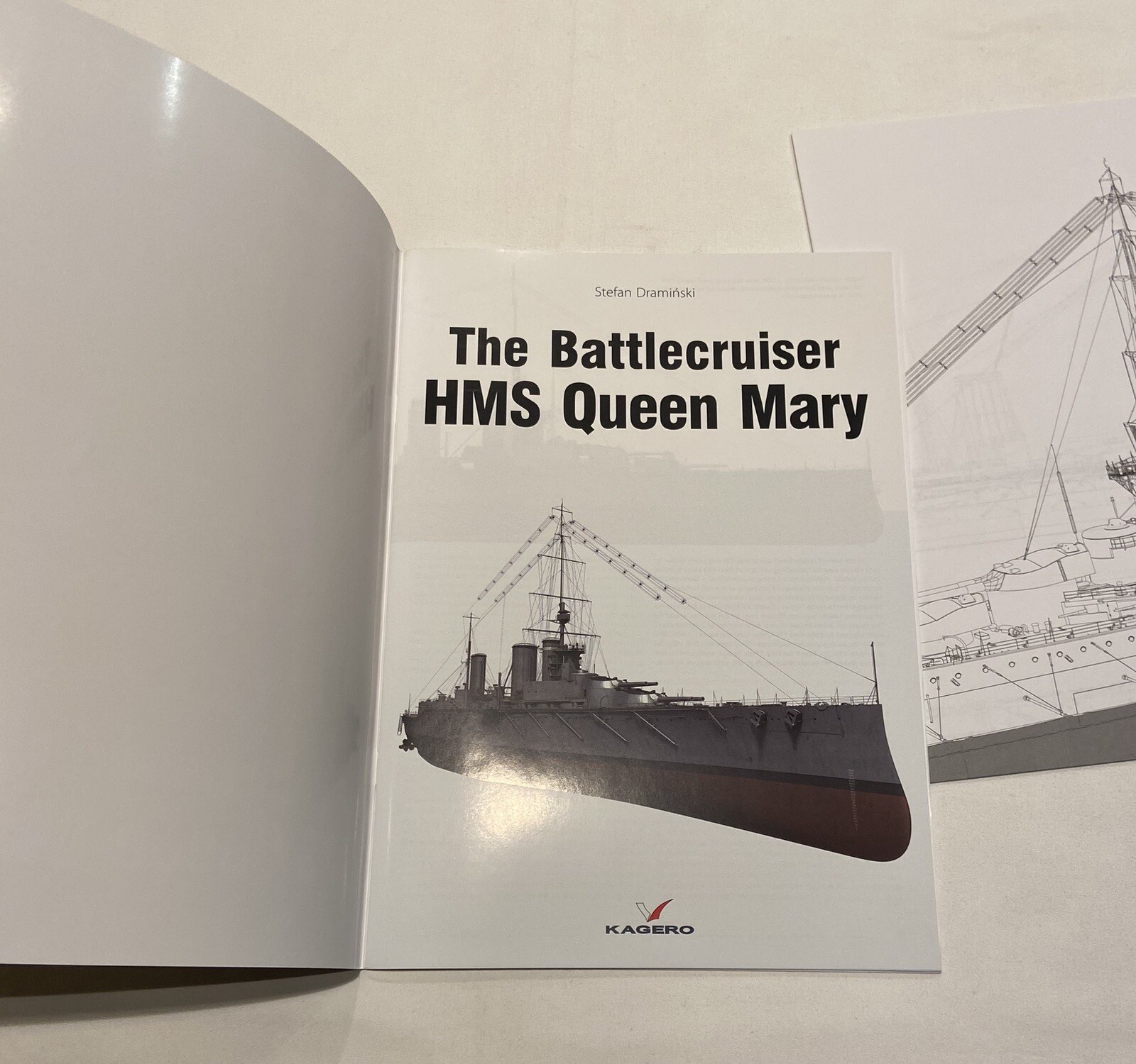 THE BATTLECRUISER HMS QUEEN MARY (SUPER DRAWINGS IN 3D) By Stefan Draminksi