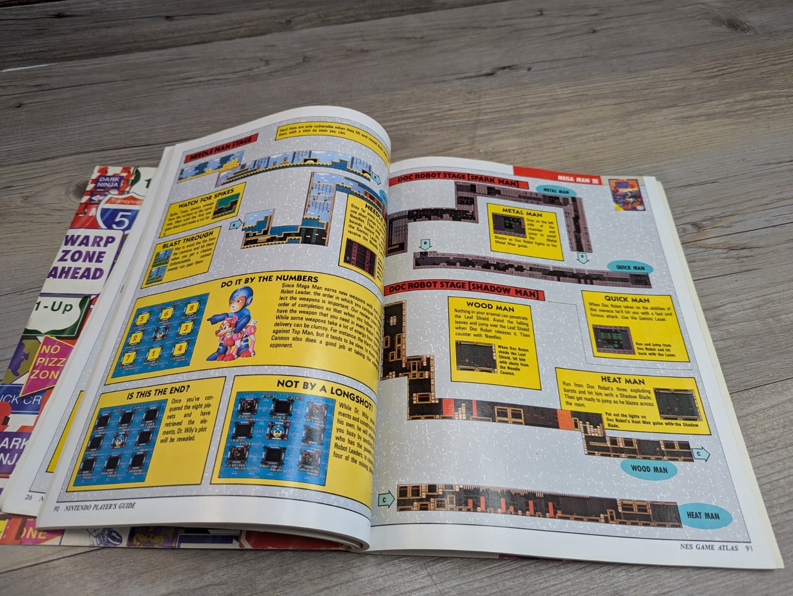 NES Game Atlas Nintendo Players Guide 1991 Book (Missing Pages 1-8)