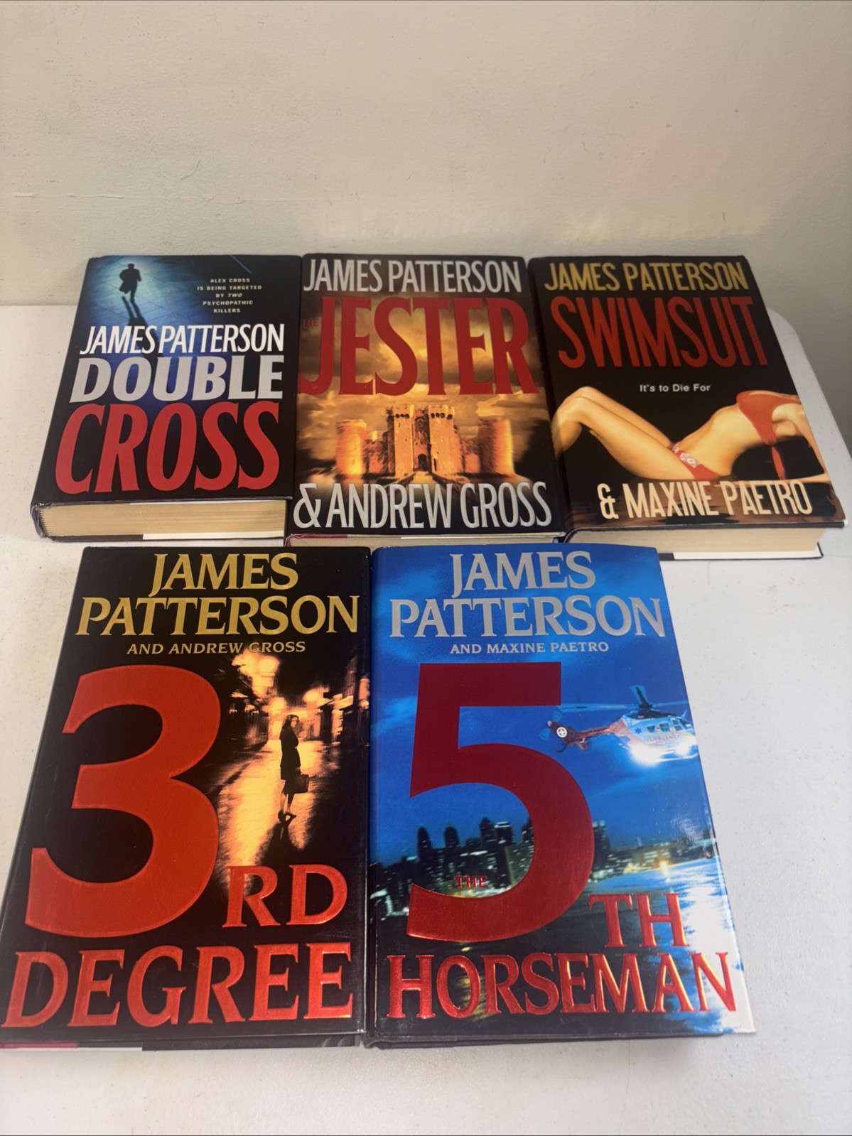 James Patterson Hardcover mixed series – VERY NICE!! Best sellers NY lot of 5