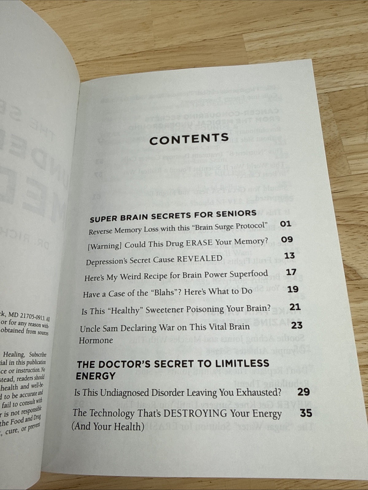 The Secrets of Underground Medicine by Dr. Richard Gerhauser, Paperback, Health