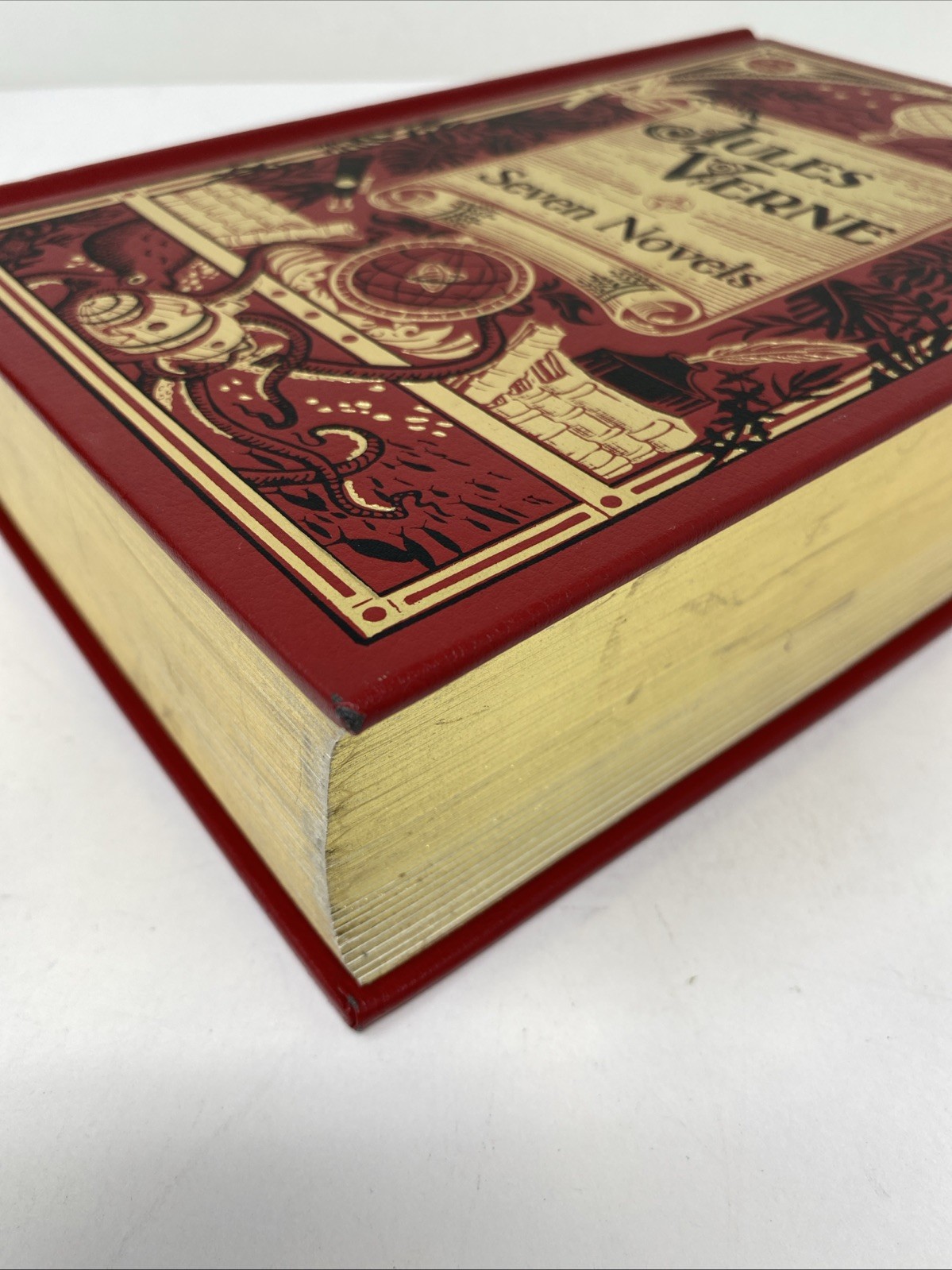 Jules Verne Seven Novels (2010, Bonded Leather over Boards) FREE SHIPPING!