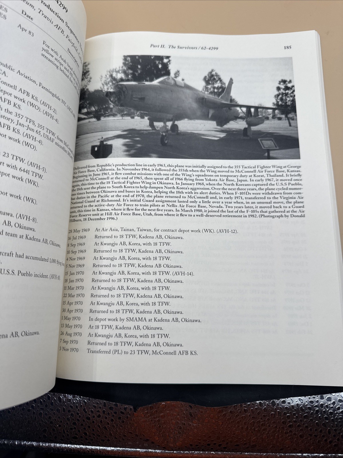 F-105 THUNDERCHIEFS: A 29-YEAR ILLUSTRATED OPERATIONAL HISTORY W Howard Plunkett