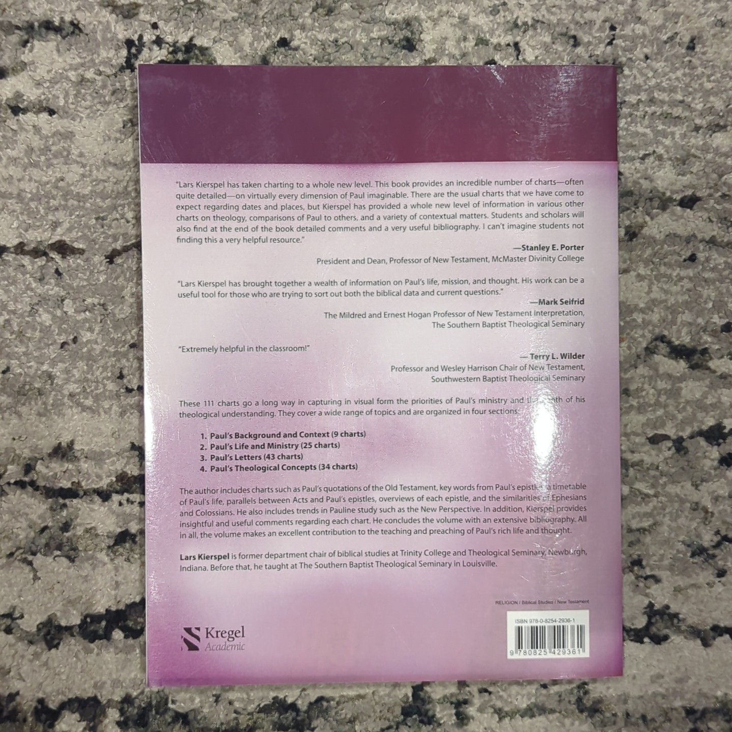 Charts on the Life, Letters, and Theology of Paul by Lars Kierspel (2012, Trade