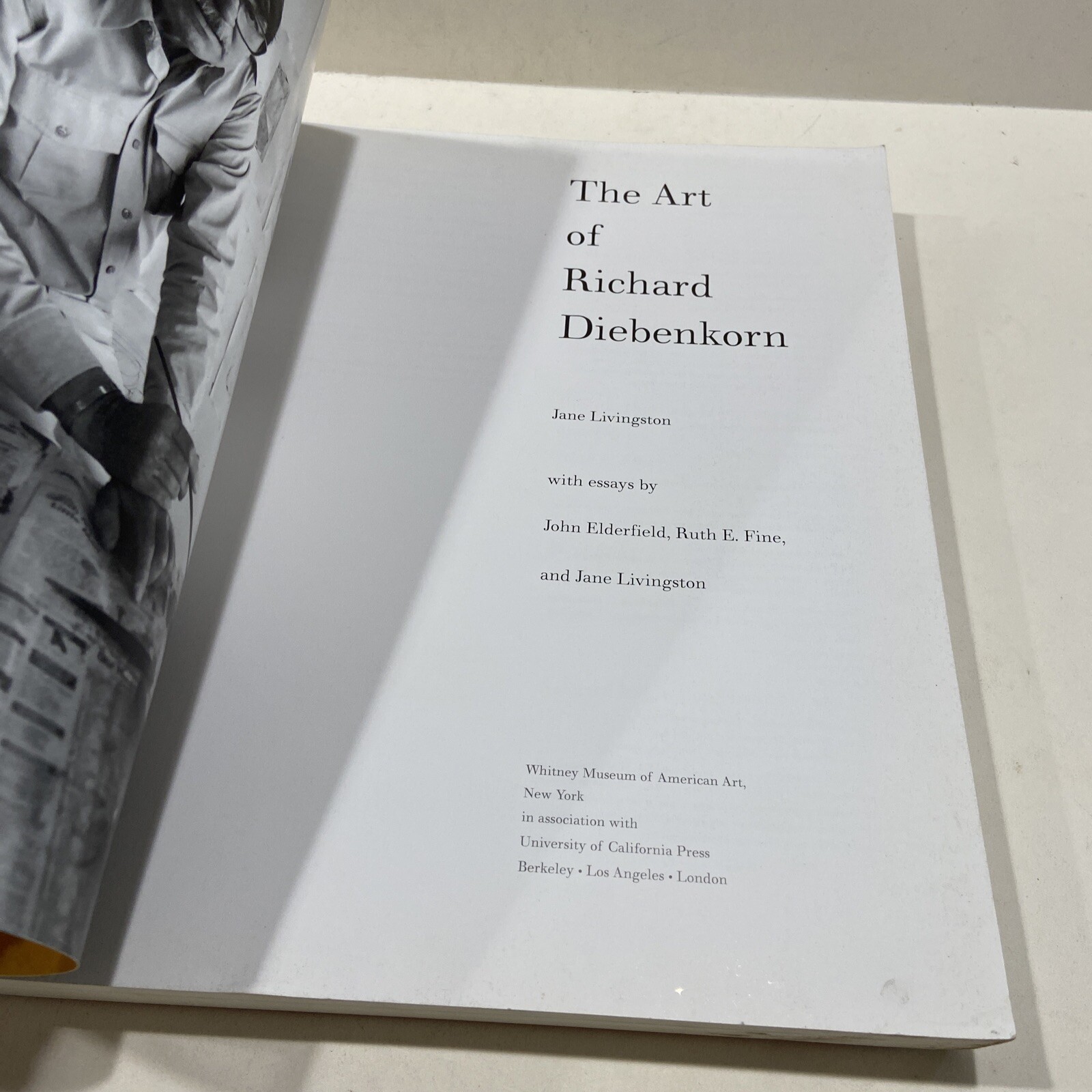 The Art of Richard Diebenkorn by Jane Livingston (1997 Paperback)