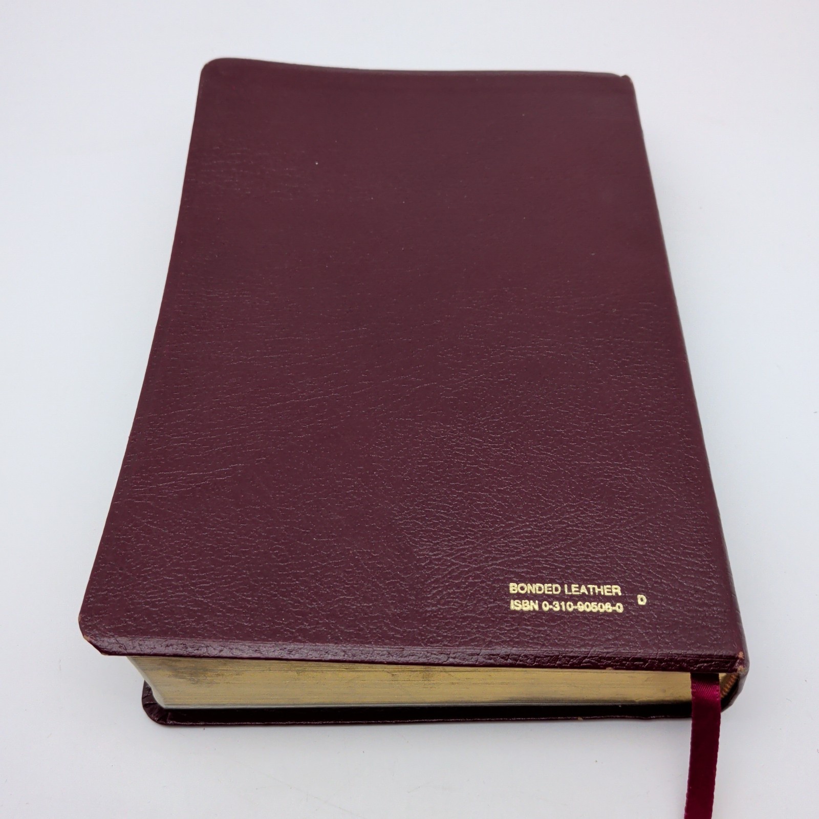 NIV Study Bible 1985 Leather Indexed New International Version Bonded Leather
