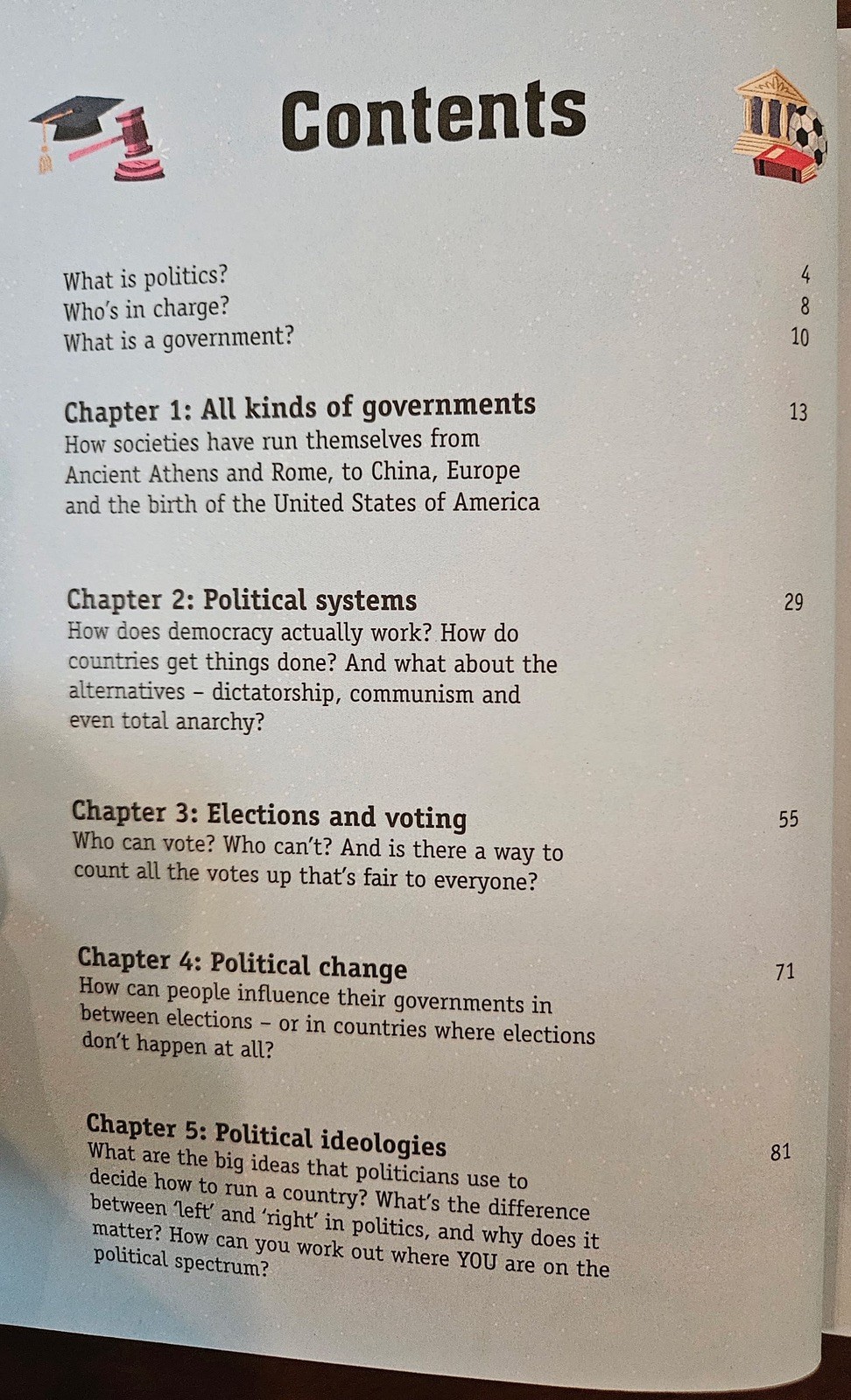 Usborne Politics for Beginners, Hardcover by Frith, Alex; Hore, Rosie; Stowel…
