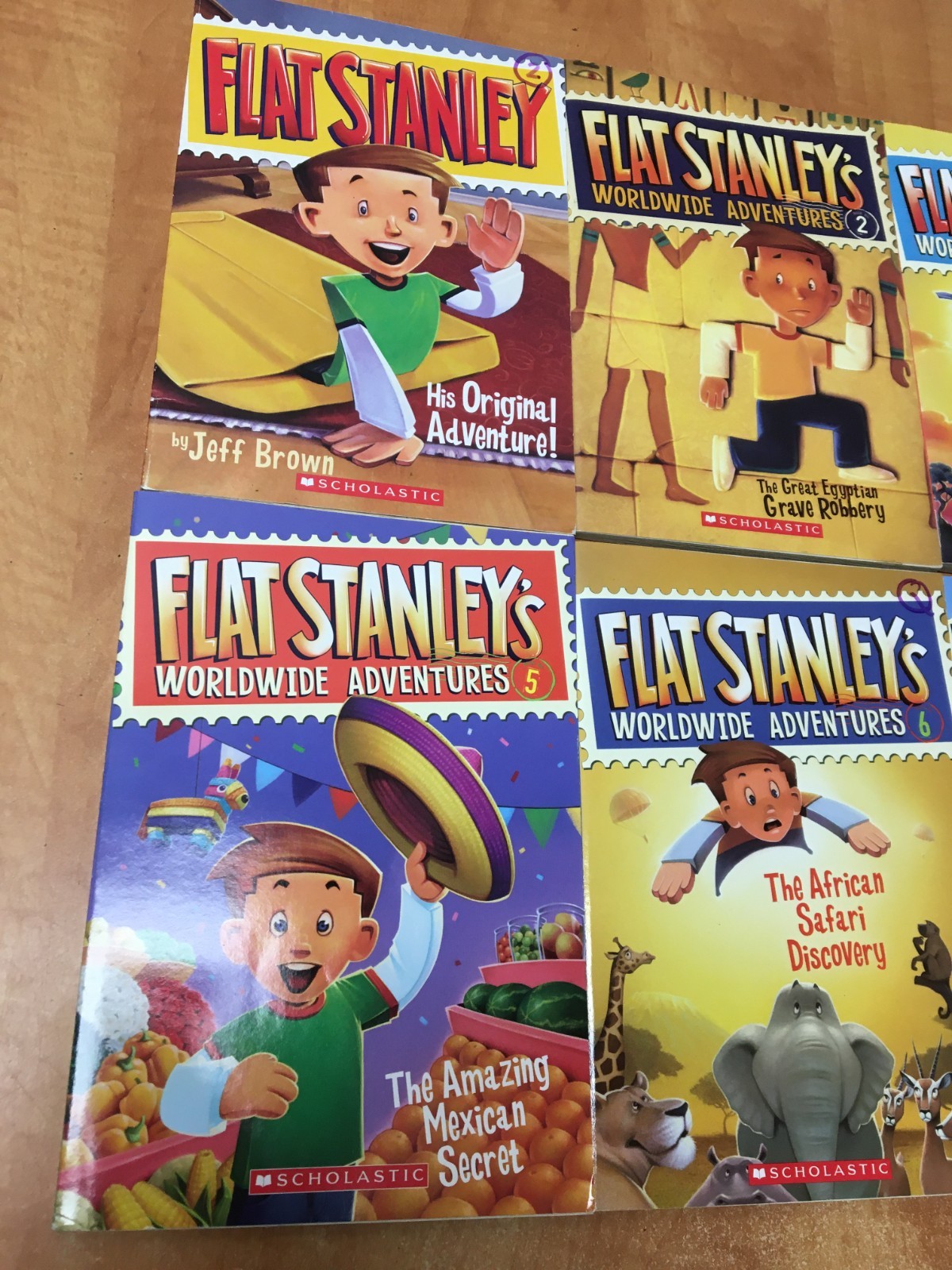 FLAT STANLEY Books by Jeff Brown Paperback Scholastic Lot Of 10
