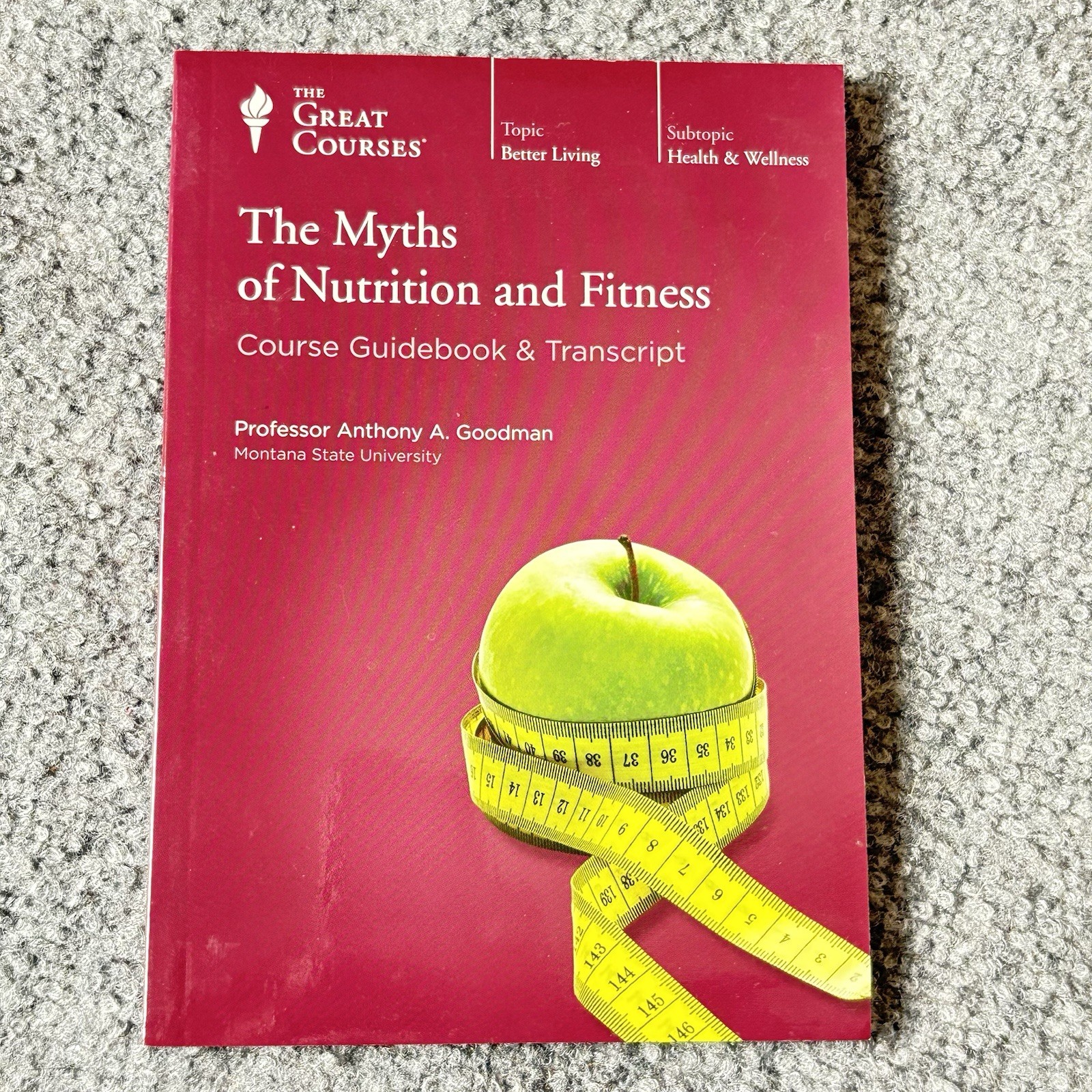 The Great Courses Myths of Nutrition and Fitness DVD 3-Disc Set Guidebook Health