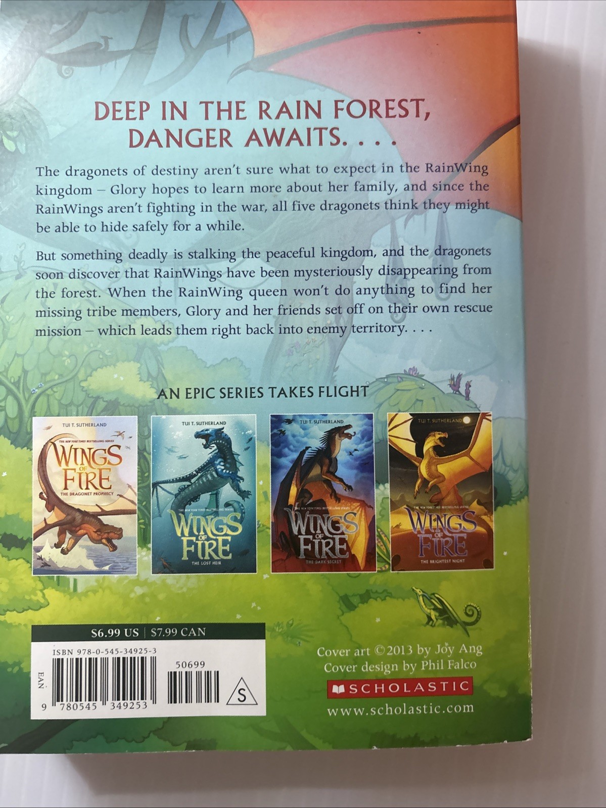 Tui T. Sutherland 6 Wings of Fire Books 1-6 In The Series