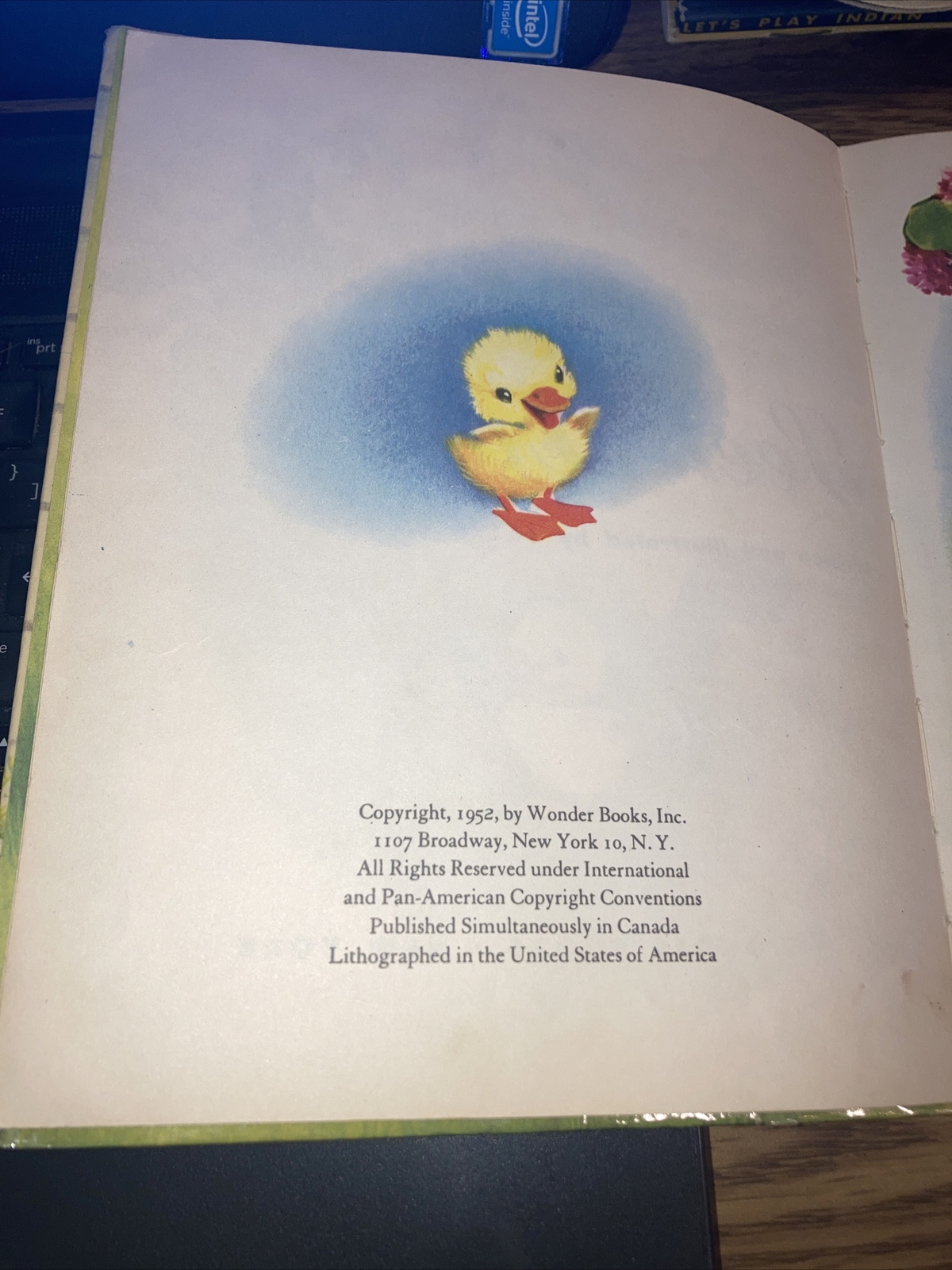 The Hide and Seek Duck by Irma Wilde , 1952 Wonder Books #568 Hardcover