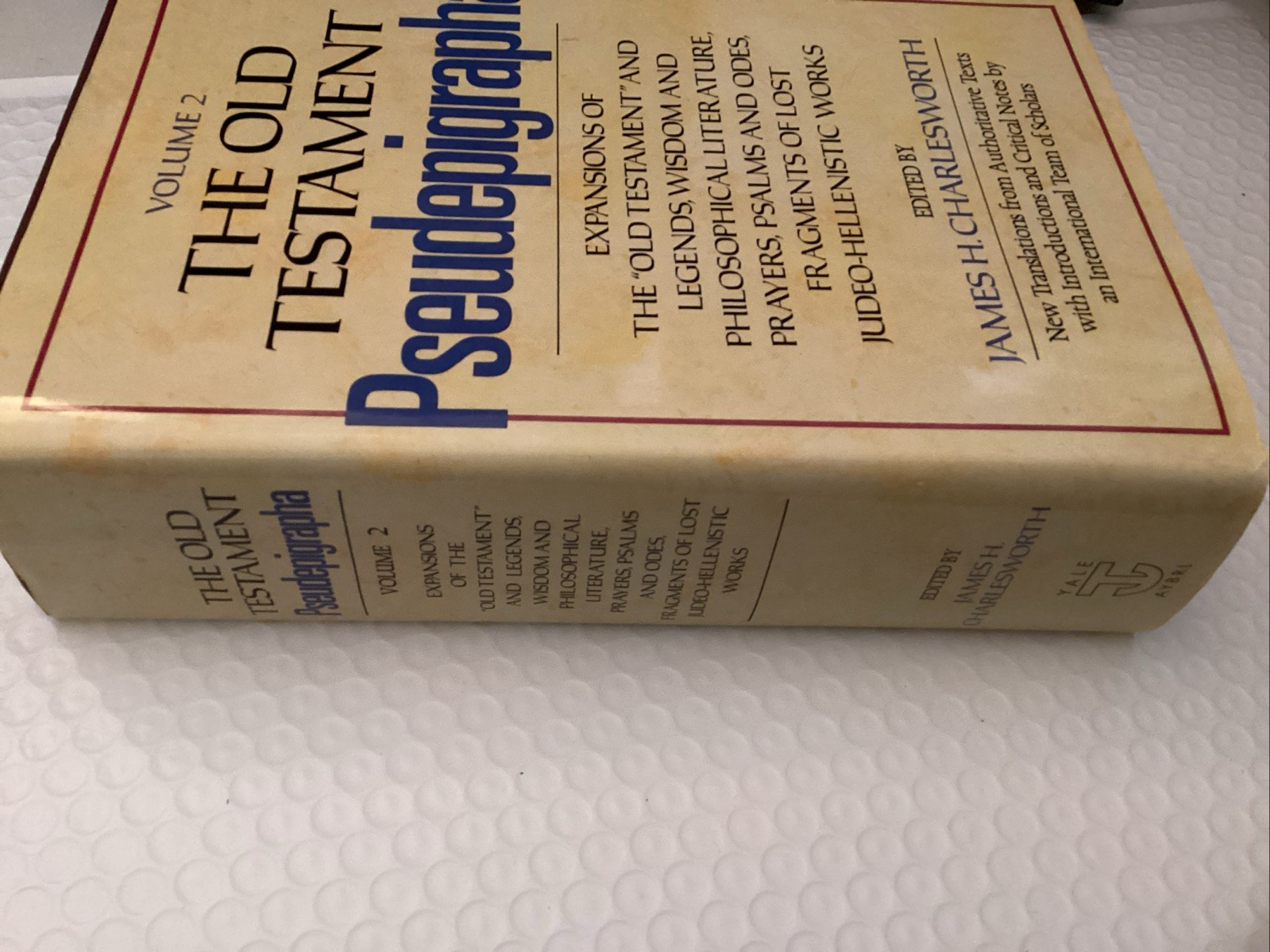 The Old Testament Pseudepigrapha, Volume 2: Expansions of the “Old Testament”