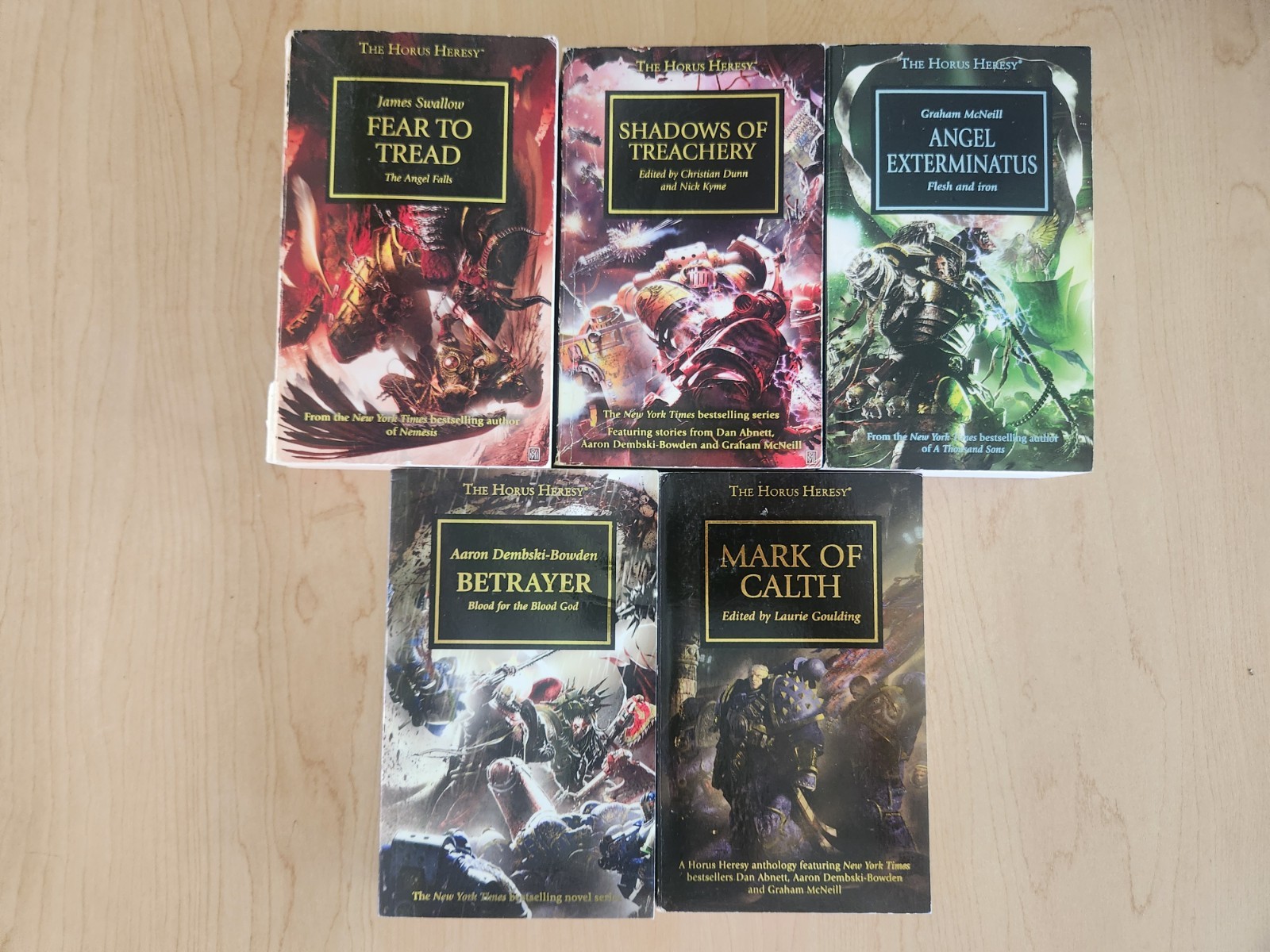Horus Heresy first 25 books of series, vols 1-25, Warhammer 40K 30K, complete