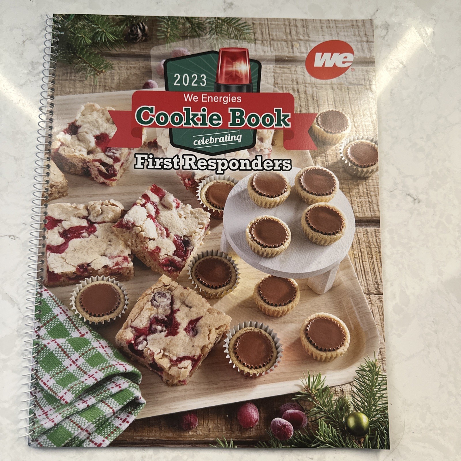 2023 We Energies Christmas Cookie Book Celebrating First Responders