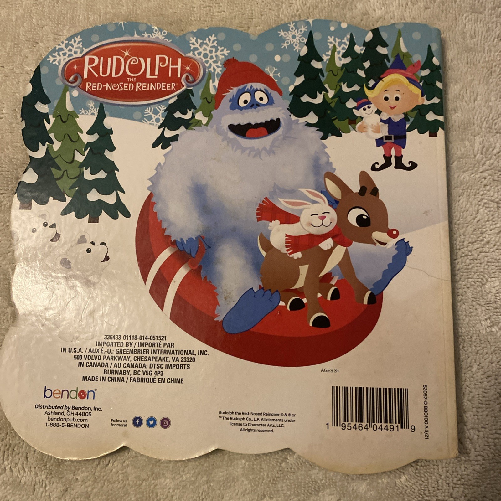 Rudolph The Red-Nosed Reindeer Let’s Play Outside by Bendon Inc.