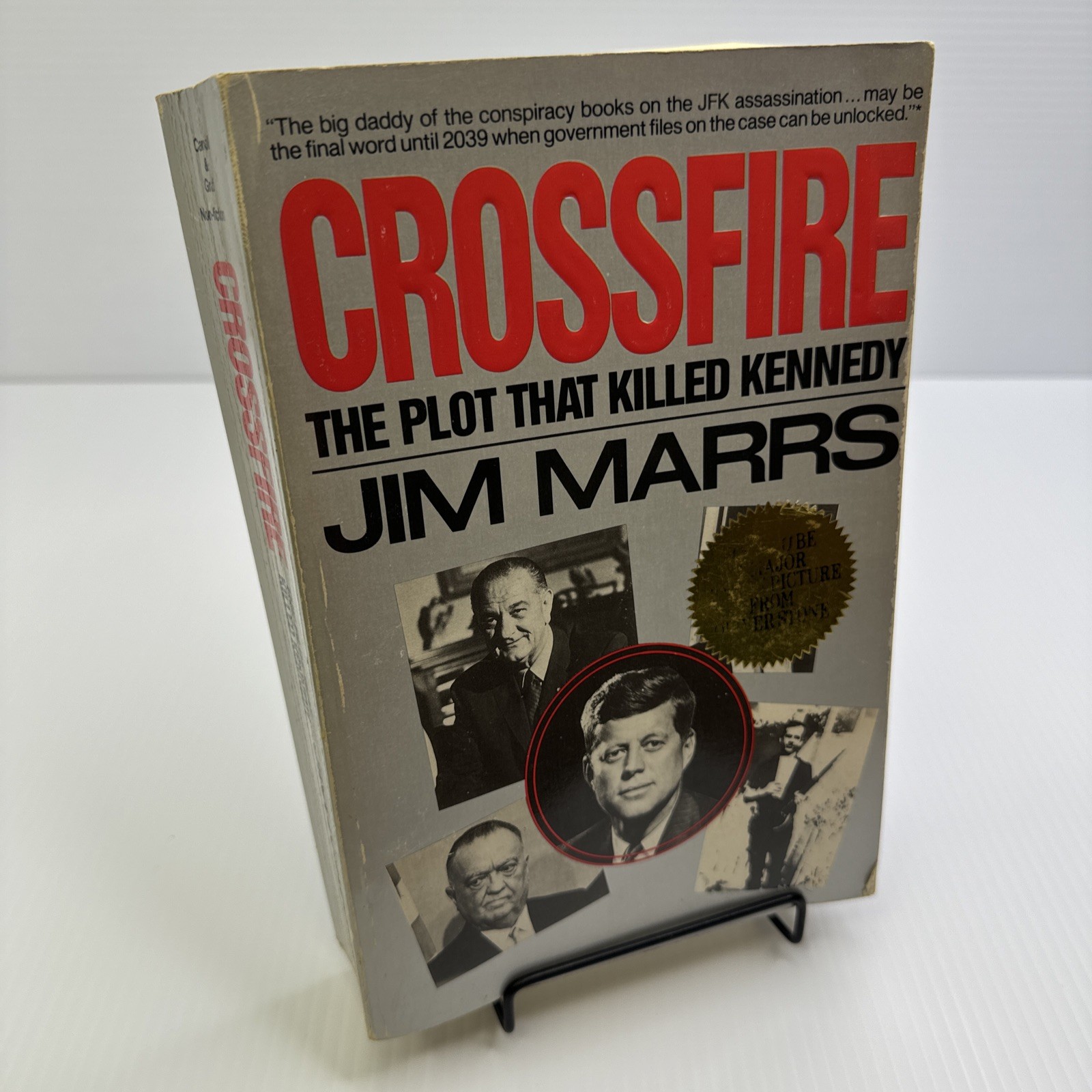 Crossfire Plot that Killed Kennedy Jim Marrs Second Print 1990 PB Carroll & Graf