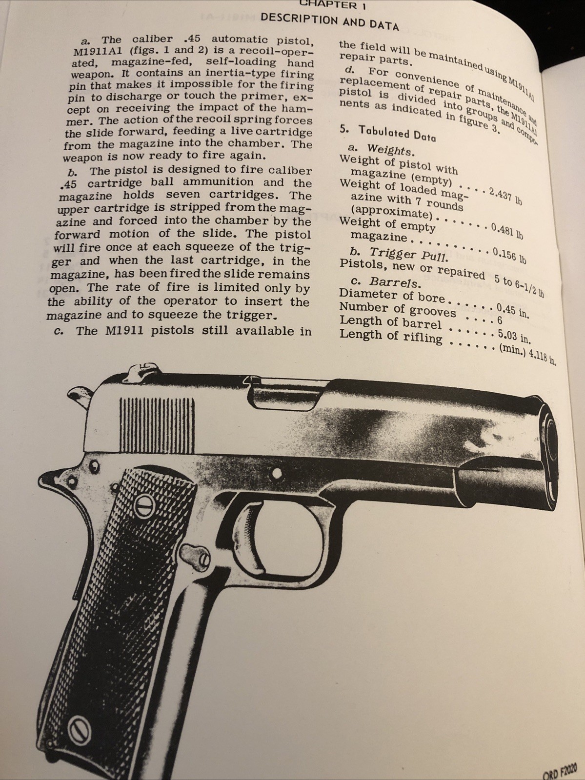 Owners Manual The Care And Repair Of The M 1911 A1
