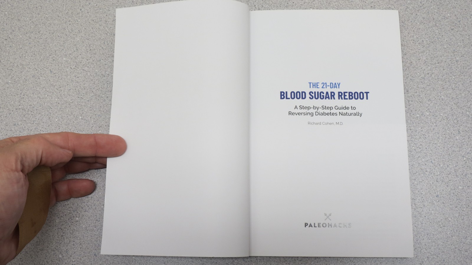 The 21-Day Blood Sugar Reboot -guide to reversing diabetes naturally Rick Cohen