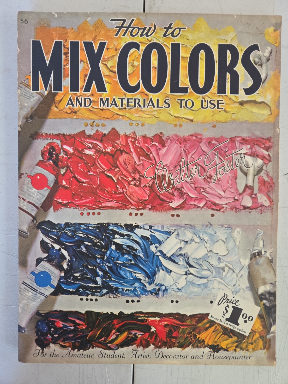 Lot of 7 Walter Foster HOW TO PAINT Art Books – Mix Colors, Oil, Mediums, etc.