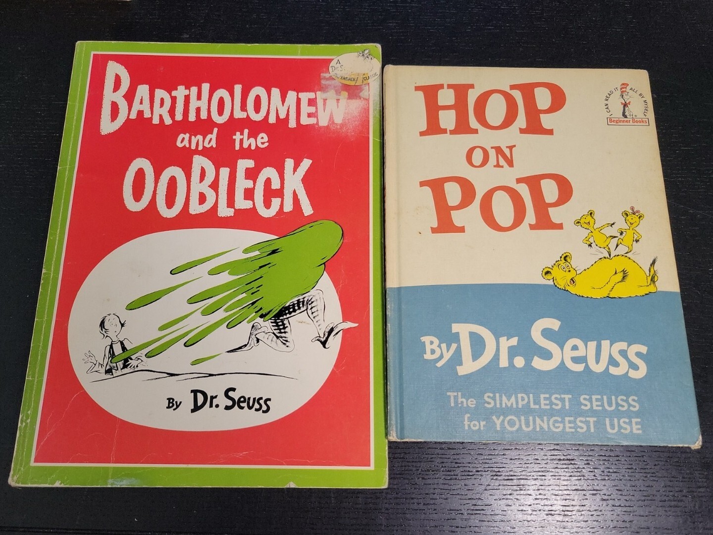 Bartholomew and the Oobleck Paperback and hop on pop By Dr. Seuss