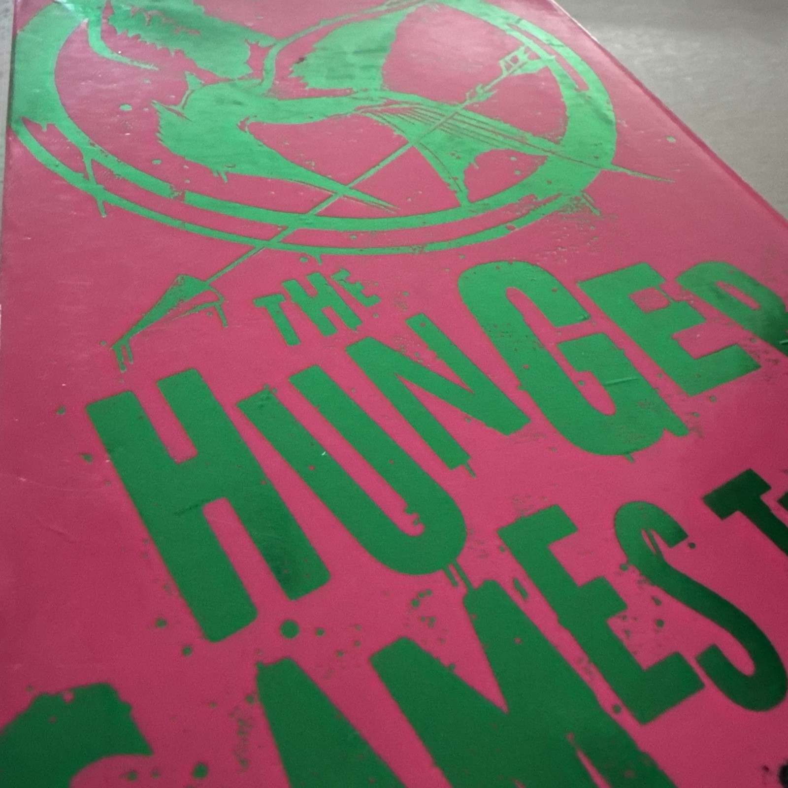 Rare The Hunger Games Neon Trilogy Box Suzanne Collins Paperback Scholastic.